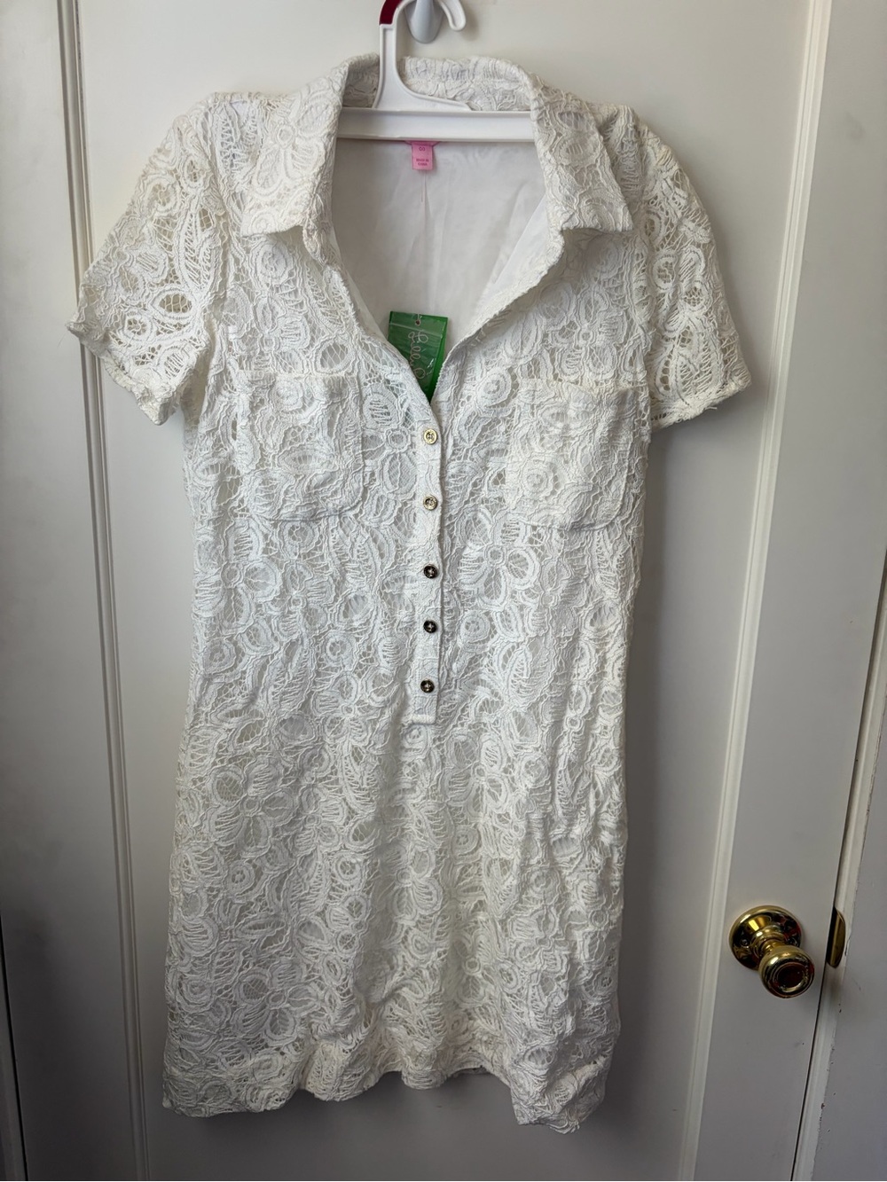 Lilly Pulitzer White Lace Mini Dress